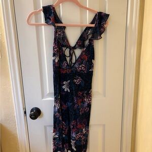 Free people Floral Ruffle mini Dress